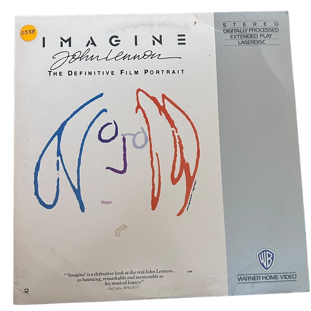 John Lennon Imagine Laserdisc Music Film Beatles Classic Rock Doc 1988 Biography